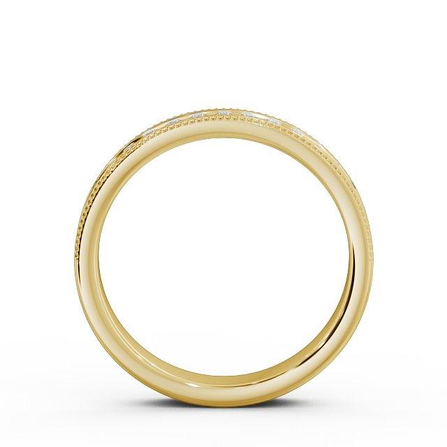 Half Eternity Ring, Round Cut With Migrain Edge