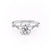 Round Cut Moissanite Vintage Design