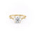 Round Cut Moissanite Vintage Design
