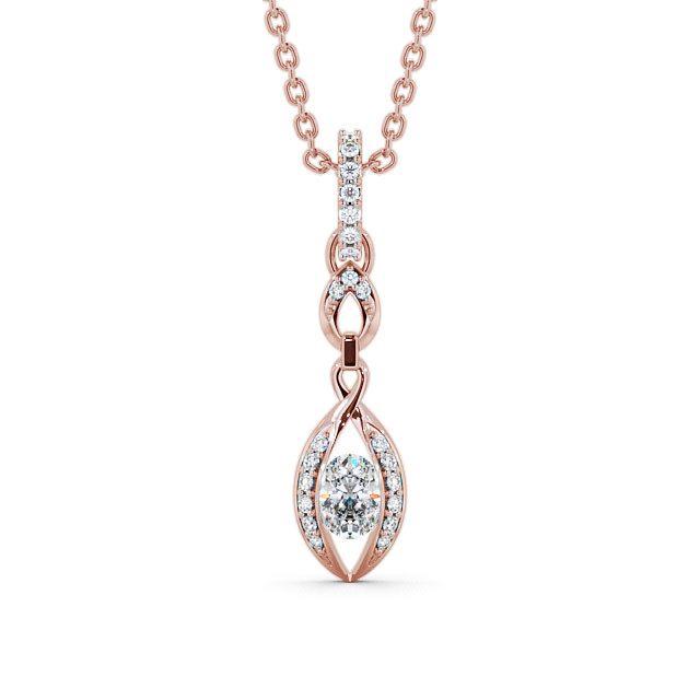 Drop Vintage Style Pendant 0.55ct
