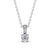 Round Cut Classic Solitaire Pendant