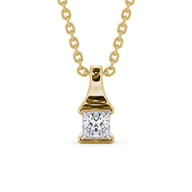 Princess Cut Classic Solitaire Pendant