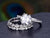 Bridal x 3 Ring Set, Vintage Design, Round Cut