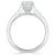 Heart Cut Moissanite Engagement Ring, Classic Style