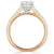 Heart Cut Moissanite Engagement Ring, Classic Style
