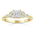 Asscher Cut Moissanite Engagement Ring, Vintage Style