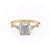 Cushion Cut Moissanite Vintage Design