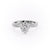 Elongated Cushion Cut Moissanite Stone Set Shoulders With Milgrain Edge