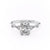 Elongated Cushion Cut Moissanite Vintage Design
