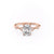 Elongated Cushion Cut Moissanite Vintage Design