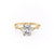 Elongated Cushion Cut Moissanite Vintage Design