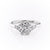 Elongated Cushion Cut Moissanite With Side Stones