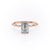 EMERALD CUT MOISSANITE RING - DELICATE VINTAGE STYLE