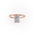 RADIANT CUT MOISSANITE RING WITH HIDDEN HALO