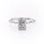 RADIANT CUT MOISSANITE RING - DELICATE VINTAGE STYLE