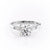 Round Cut Moissanite, Traditional Classic Design