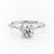 ROUND CUT MOISSANITE RING - DELICATE VINTAGE STYLE
