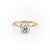 ROUND CUT MOISSANITE RING - DELICATE VINTAGE STYLE