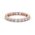 Full Eternity Ring, Round Cut Vintage Design