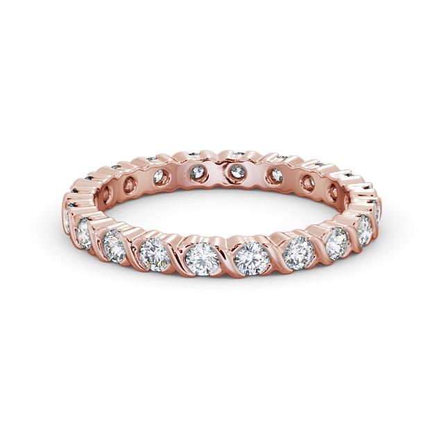 Full Eternity Ring, Round Cut Vintage Design