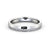 Full Eternity Ring, Offset Round Cut Stones