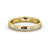 Full Eternity Ring, Offset Round Cut Stones