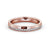 Full Eternity Ring, Offset Round Cut Stones