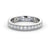 Full Eternity Ring, Round Cut With Migrain Edge