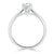 Radiant Cut Moissanite Engagement Ring, Classic Style