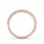Half Eternity Ring, Round Cut Rub Over Setting