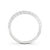 Half Eternity Ring, Round Cut Rub Over Setting