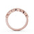 Half Eternity Ring, Vintage Design, Round Cut