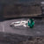 Nature Inspired Emerald Engagement Ring