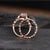 Art Deco Morganite Bridal Ring Set, Pear Shaped Ring
