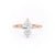 Marquise Cut Moissanite With Stone Set Shoulders
