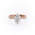 OVAL CUT MOISSANITE STONE SET SHOULDERS WITH MILGRAIN EDGE