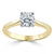 Cushion Cut Moissanite Engagement Ring, Classic Style