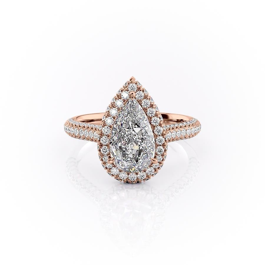 PEAR CUT MOISSANITE FULL SET