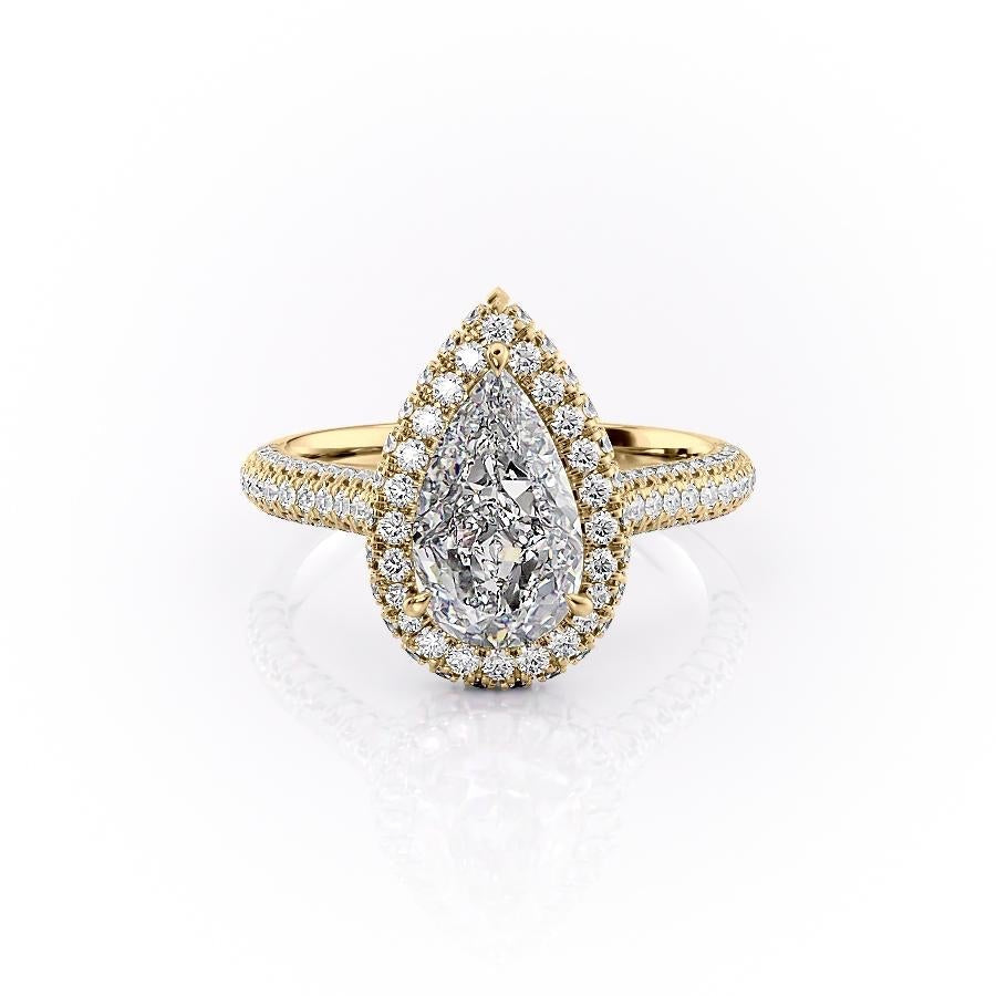 PEAR CUT MOISSANITE FULL SET