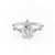 Pear Cut Moissanite Vintage Design