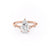 Pear Cut Moissanite Vintage Design