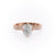 RADIANT CUT MOISSANITE STONE SET SHOULDERS WITH MILGRAIN EDGE