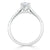 Radiant Cut Moissanite Engagement Ring, Classic Style