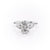 Oval Cut Moissanite 3 Stone Ring