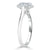 Oval Cut Moissanite Halo Engagement Ring