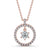 Circle Shaped Pendant 1.10ct