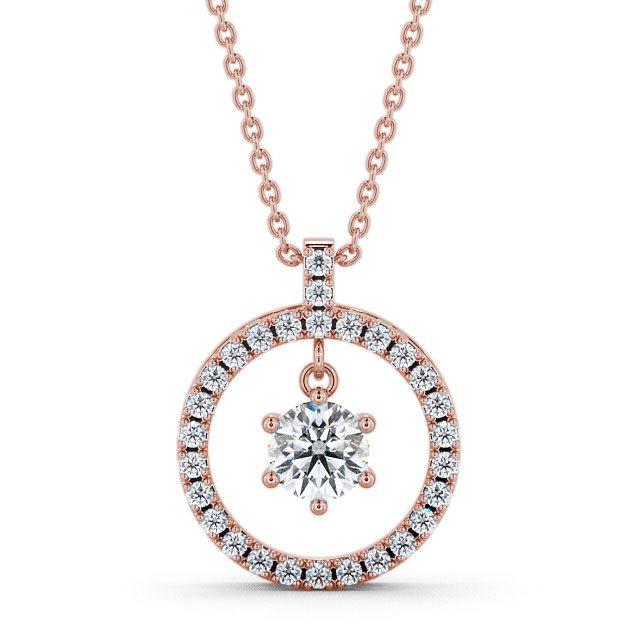 Circle Shaped Pendant 1.10ct
