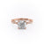 Cushion Cut Moissanite Engagement Ring, Vintage Design