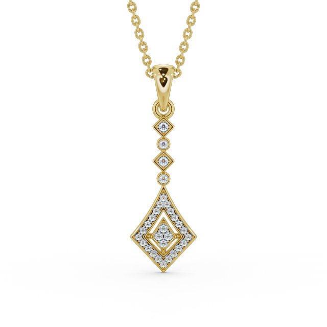 Drop Vintage Style Pendant 0.20ct