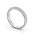 Half Eternity Ring, Round Cut Double Row